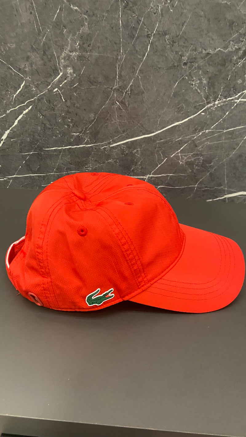 Boné Lacoste sport vermelho 2024